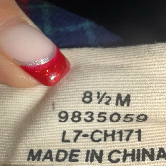 Sperry Multicolor boat Plaid Flats - Picture 4 of 8